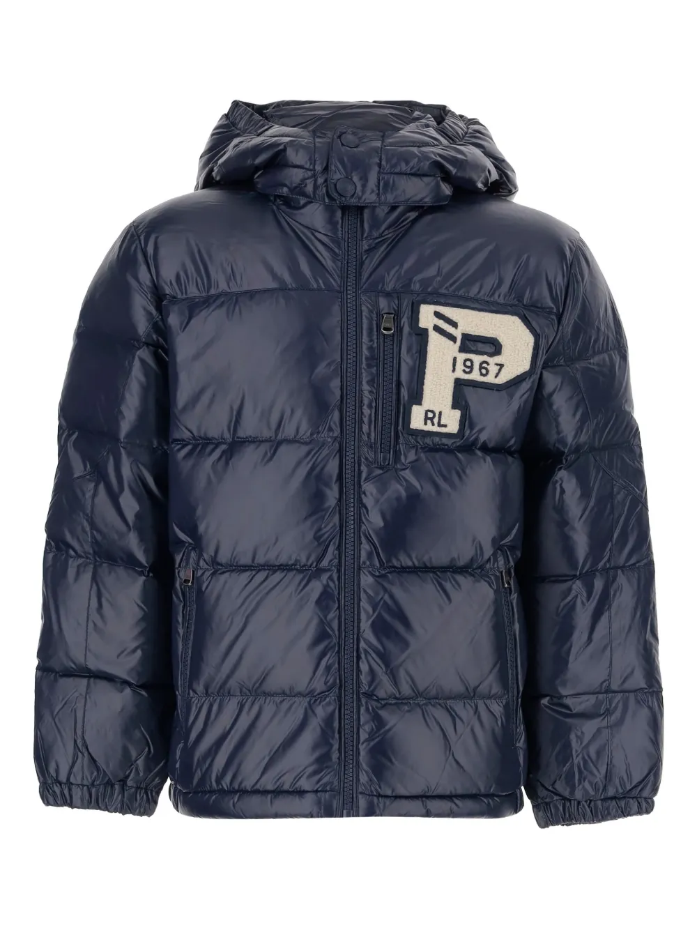 

Утепленная куртка с нашивкой-логотипом POLO RALPH LAUREN KIDS, синий