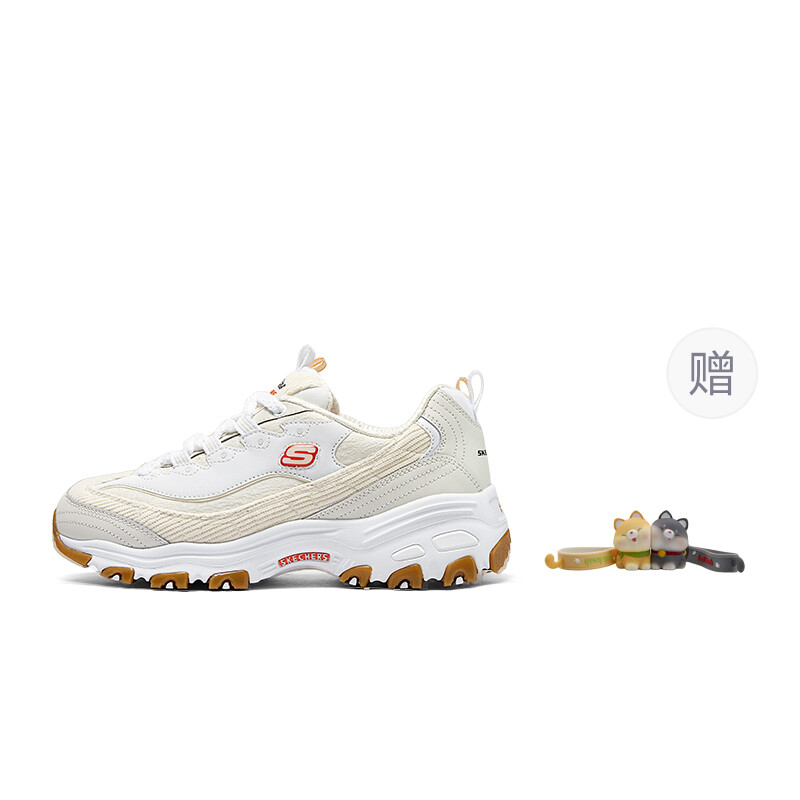 

Кроссовки Skechers DLITES Chunky Sneakers Women's Low-top Milky White, слоновая кость, Бежевый, Кроссовки Skechers DLITES Chunky Sneakers Women's Low-top Milky White, слоновая кость