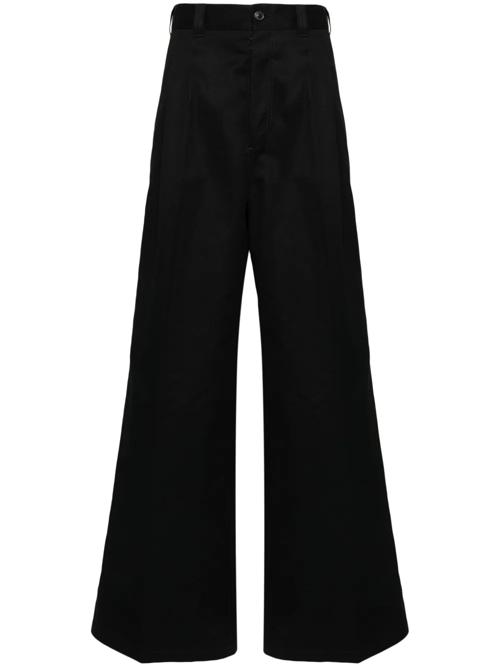 

Брюки палаццо Yoke MAISON MARGIELA, черный