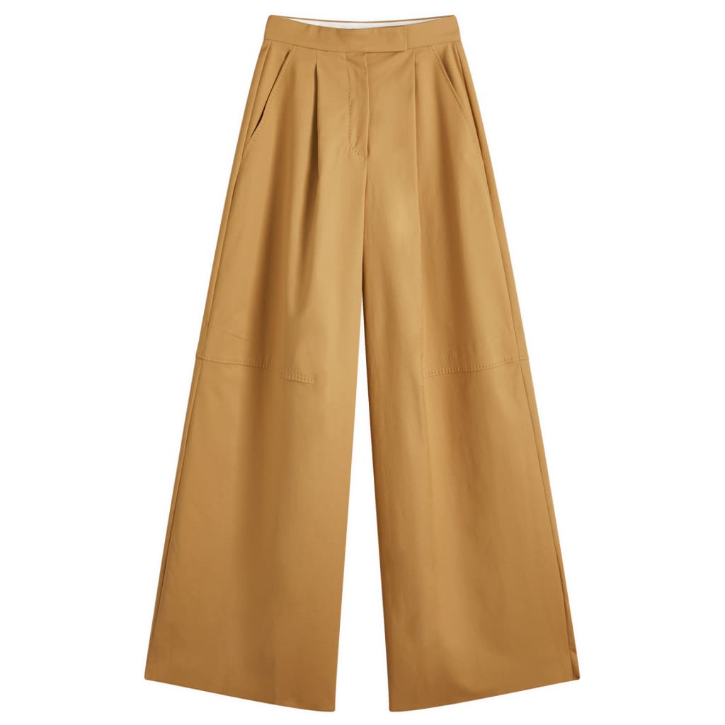 

Широкие брюки Max Mara, цвет honey