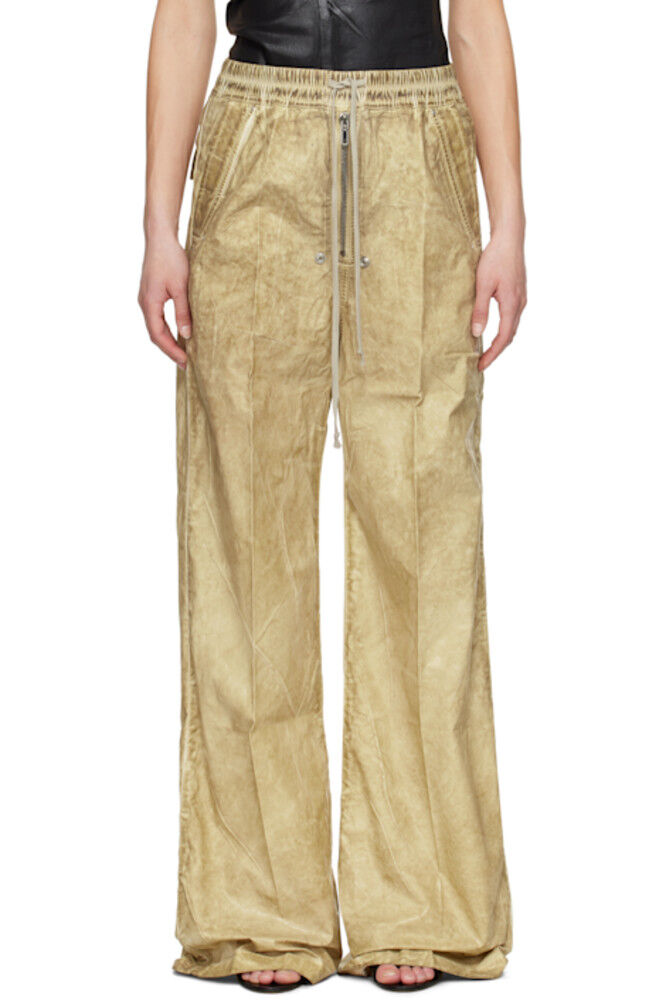 

Бежевые брюки Hollywood Geth Belas Lounge Rick Owens DRKSHDW