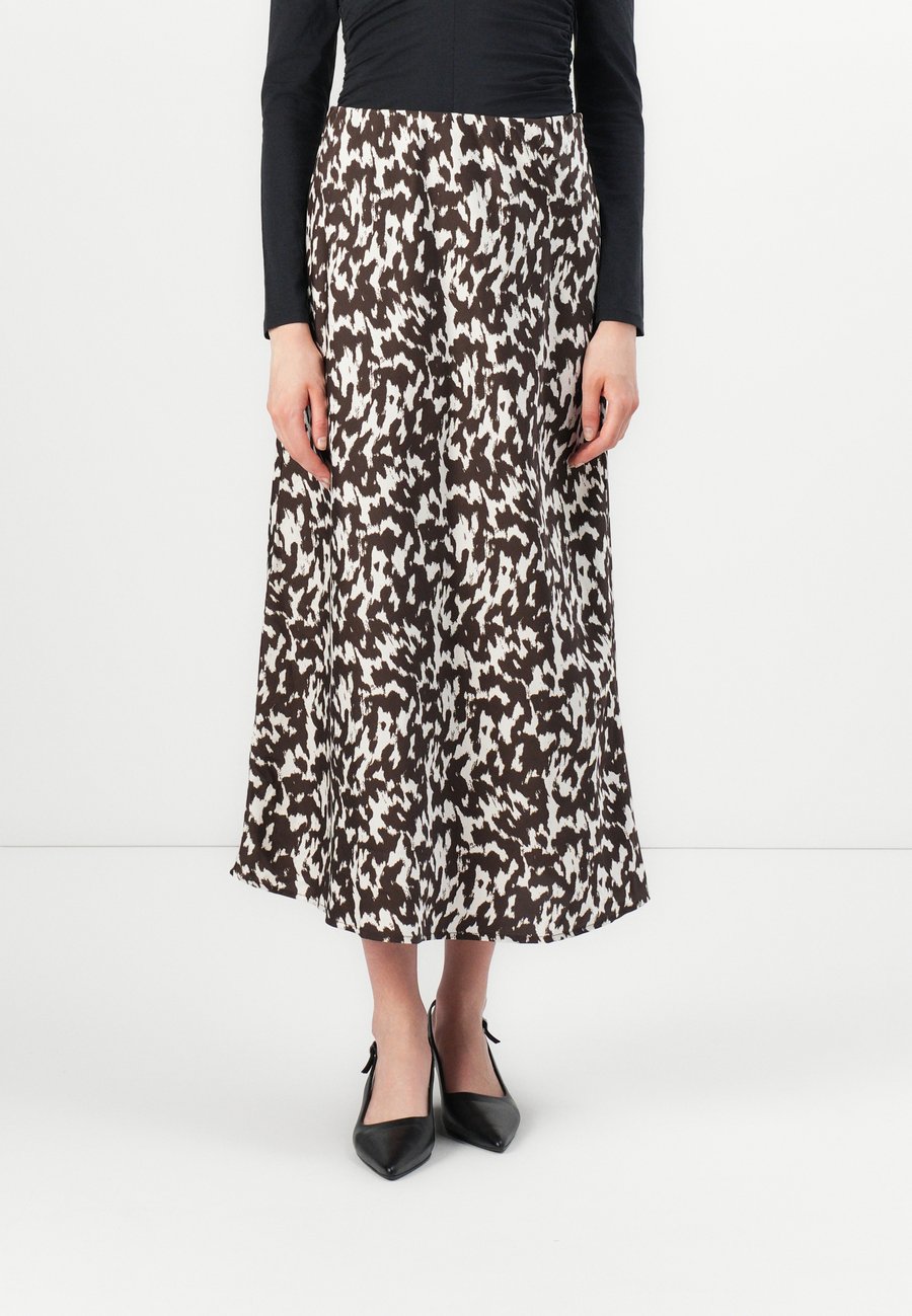 

Юбка ONLY ONLCHIGO ANKEL SKIRT, Mole/Rodeo/Dark Brown