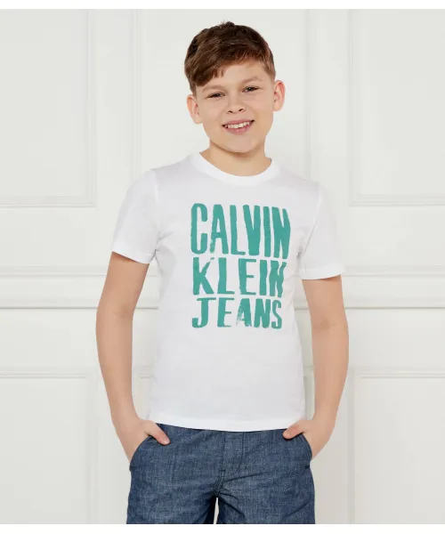 

Футболка Regular fit Calvin Klein Jeans, белый