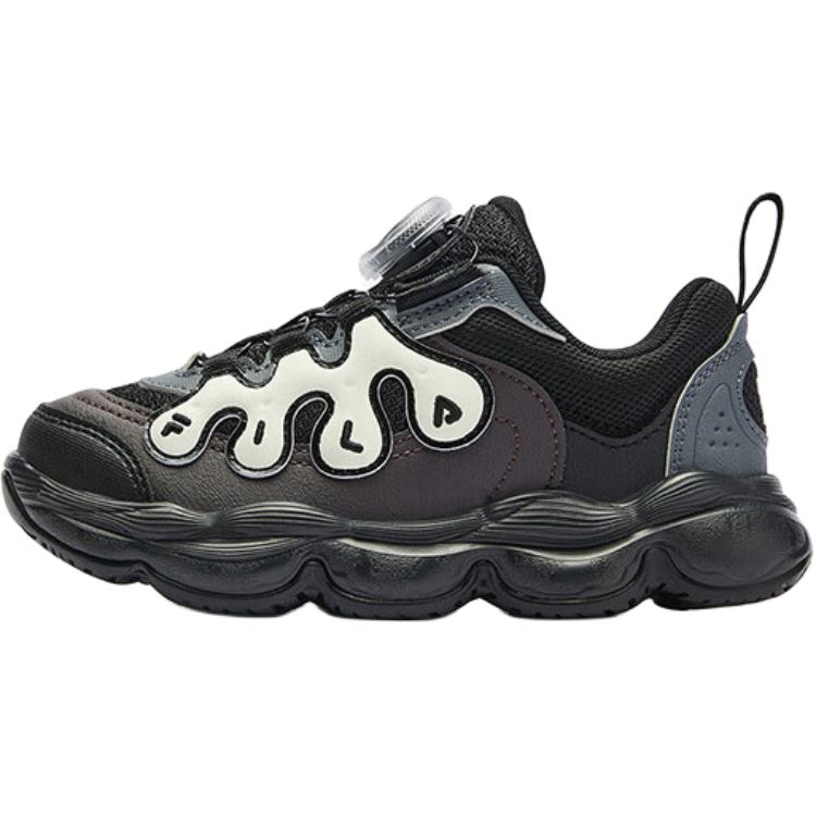 

FILA KIDS BOA нескользящие износостойкие низкие детские баскетбольные кроссовки black purple для детей 3-7 лет