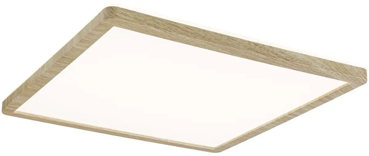

Светодиодная панель Paulmann "Atria Shine 16W 3000K 293x293 дуб пластик IP44", 1 пламя, подсветка Высота: 3,0 см, цвет holzfarben