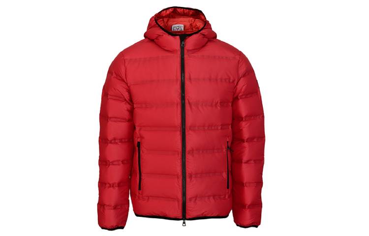 

EMPORIO ARMANI Красная пуховая куртка EA7 для мужчин, Red