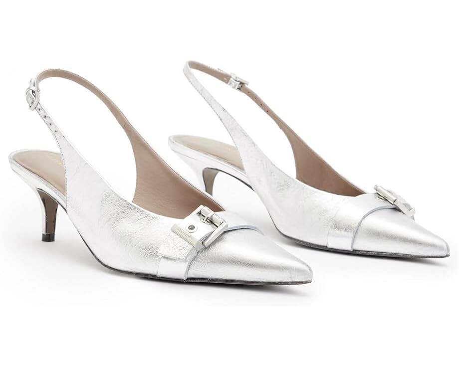 

Туфли AllSaints Selina Slingback Heel, цвет Metallic Silver