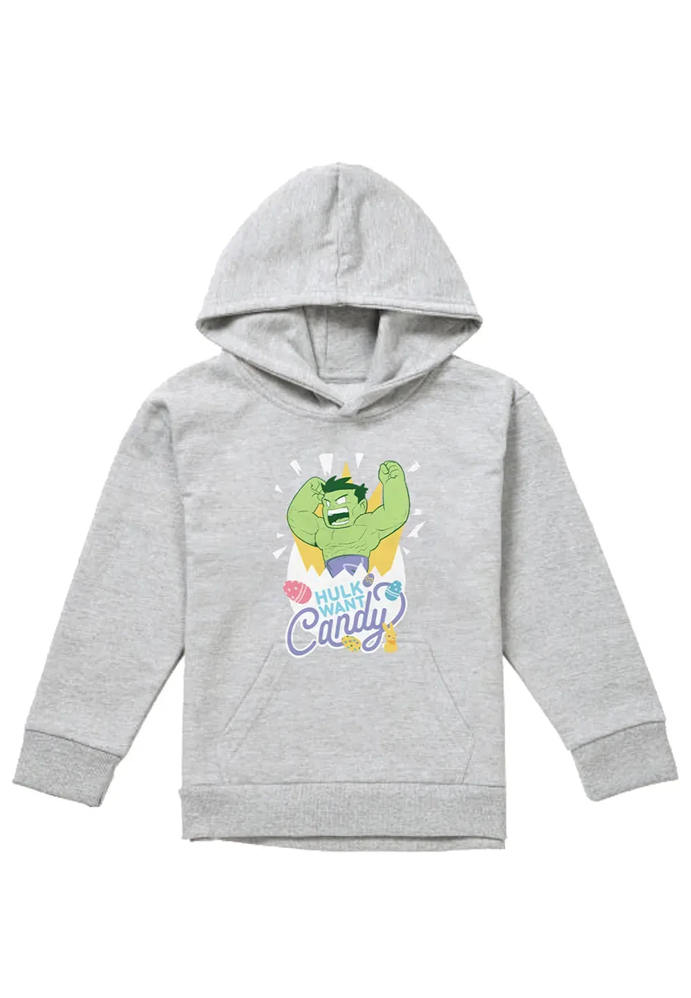 Детский худи Marvel Hulk Candy, серый — фото 4