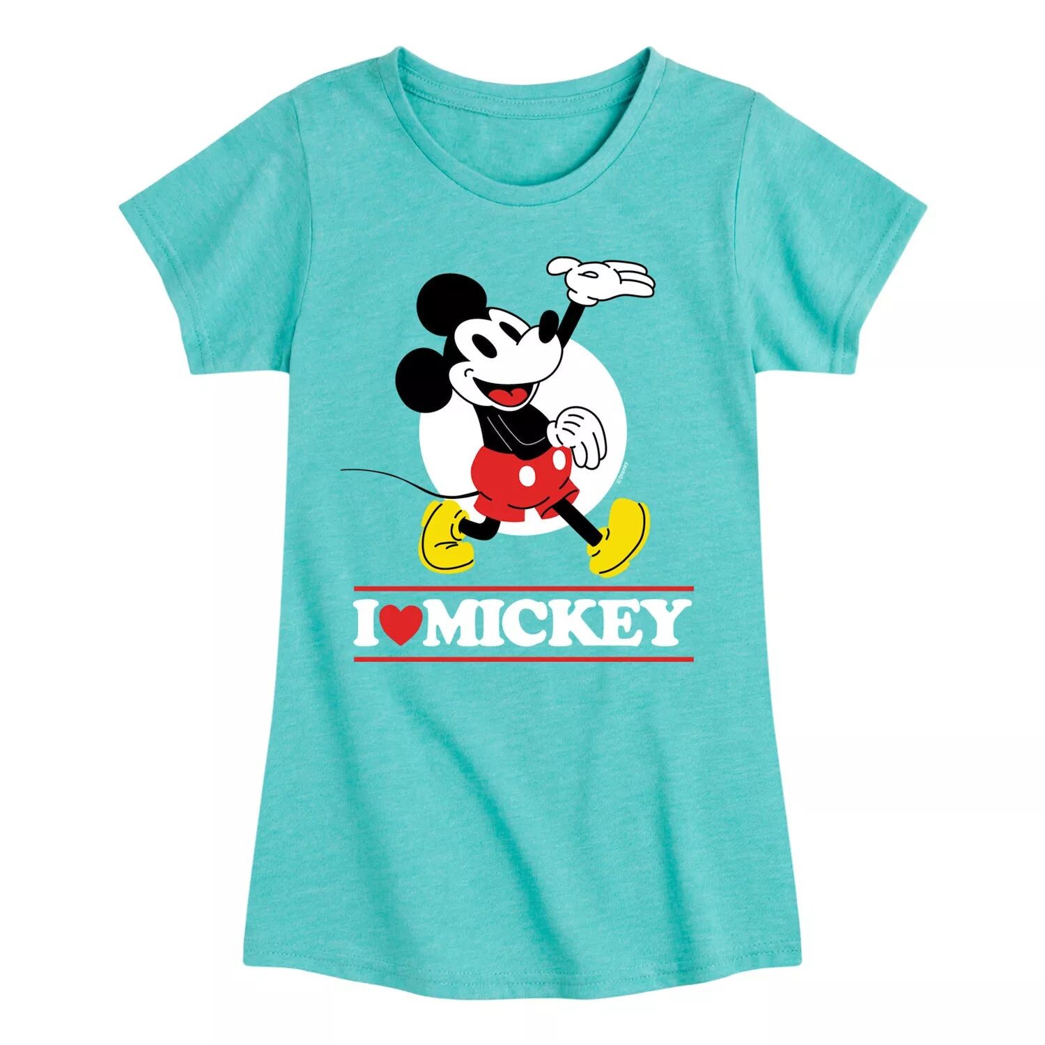 

Футболка с изображением Микки Мауса Disney для девочек 7–16 лет с рисунком Love Licensed Character