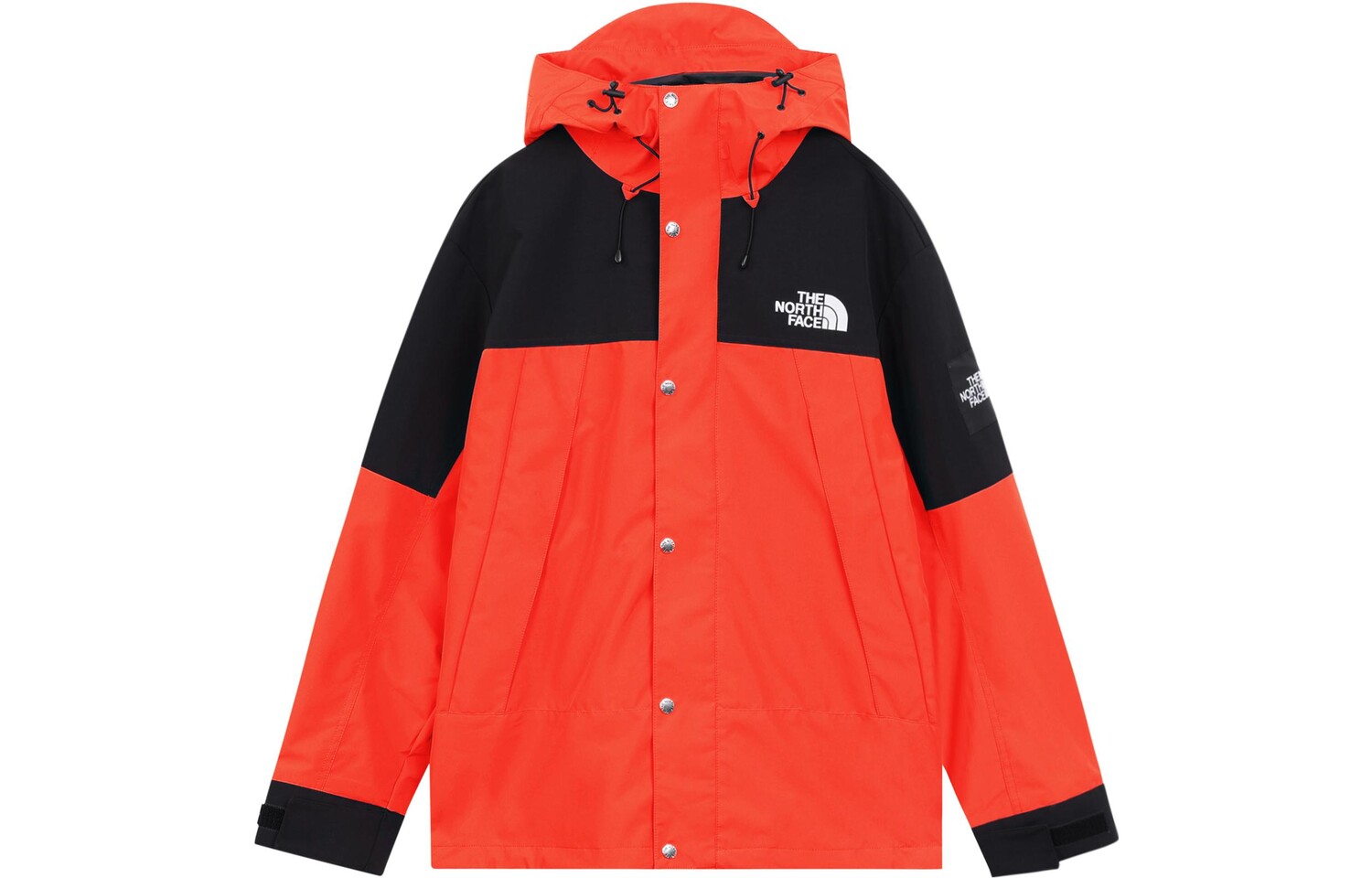 

Куртка унисекс оранжево-красная The North Face, красный