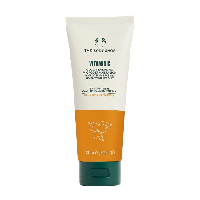 

Микродермабразия, скраб для лица с эффектом сияния и витамином С The Body Shop, 100 мл