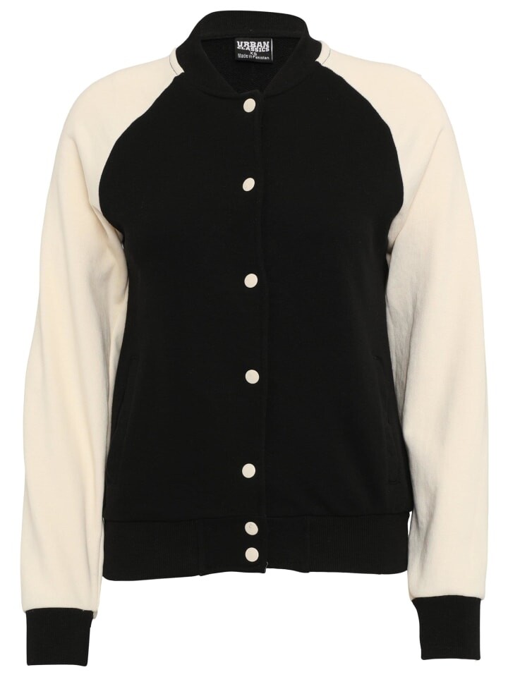 

Переходная куртка Urban Classics, цвет black/whitesand