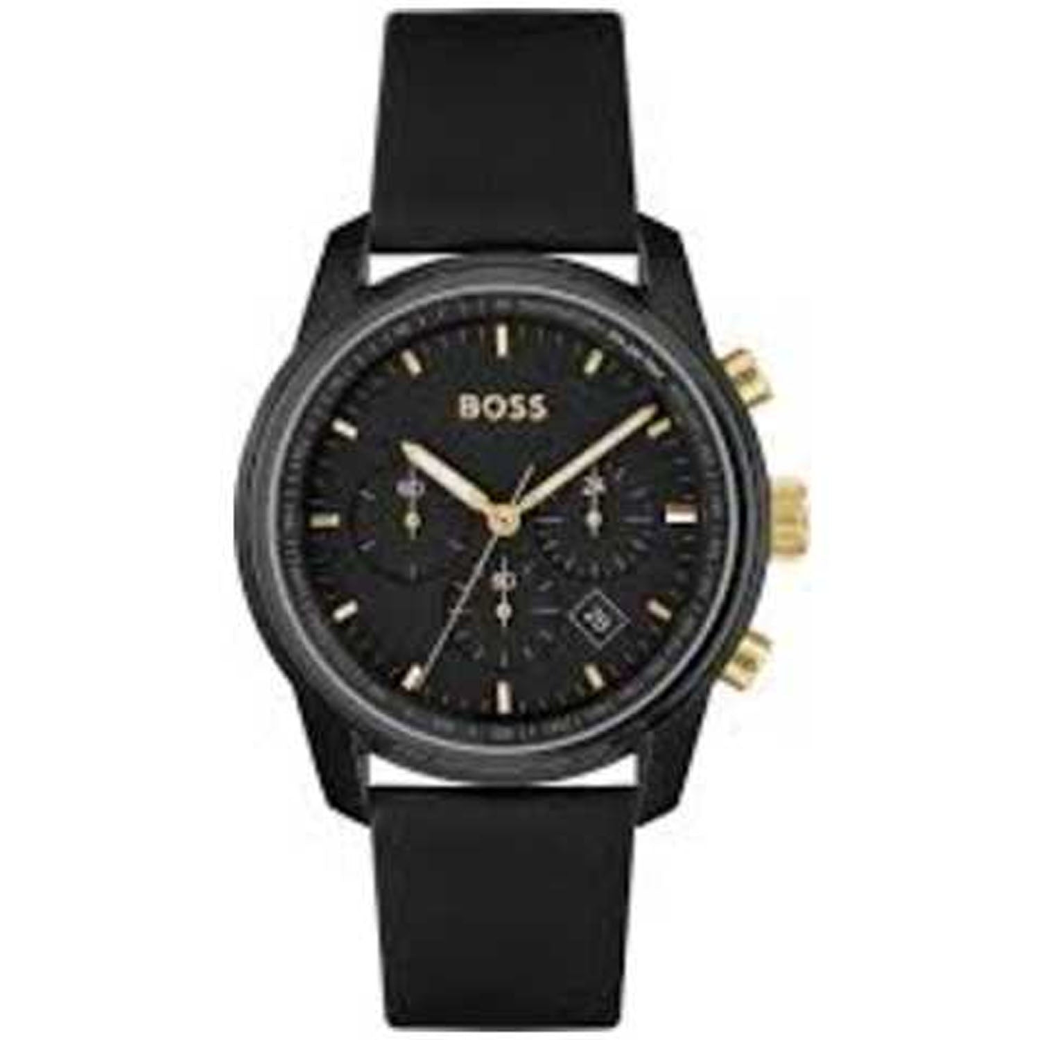 

Мужские часы Hugo Boss Trace с черным циферблатом