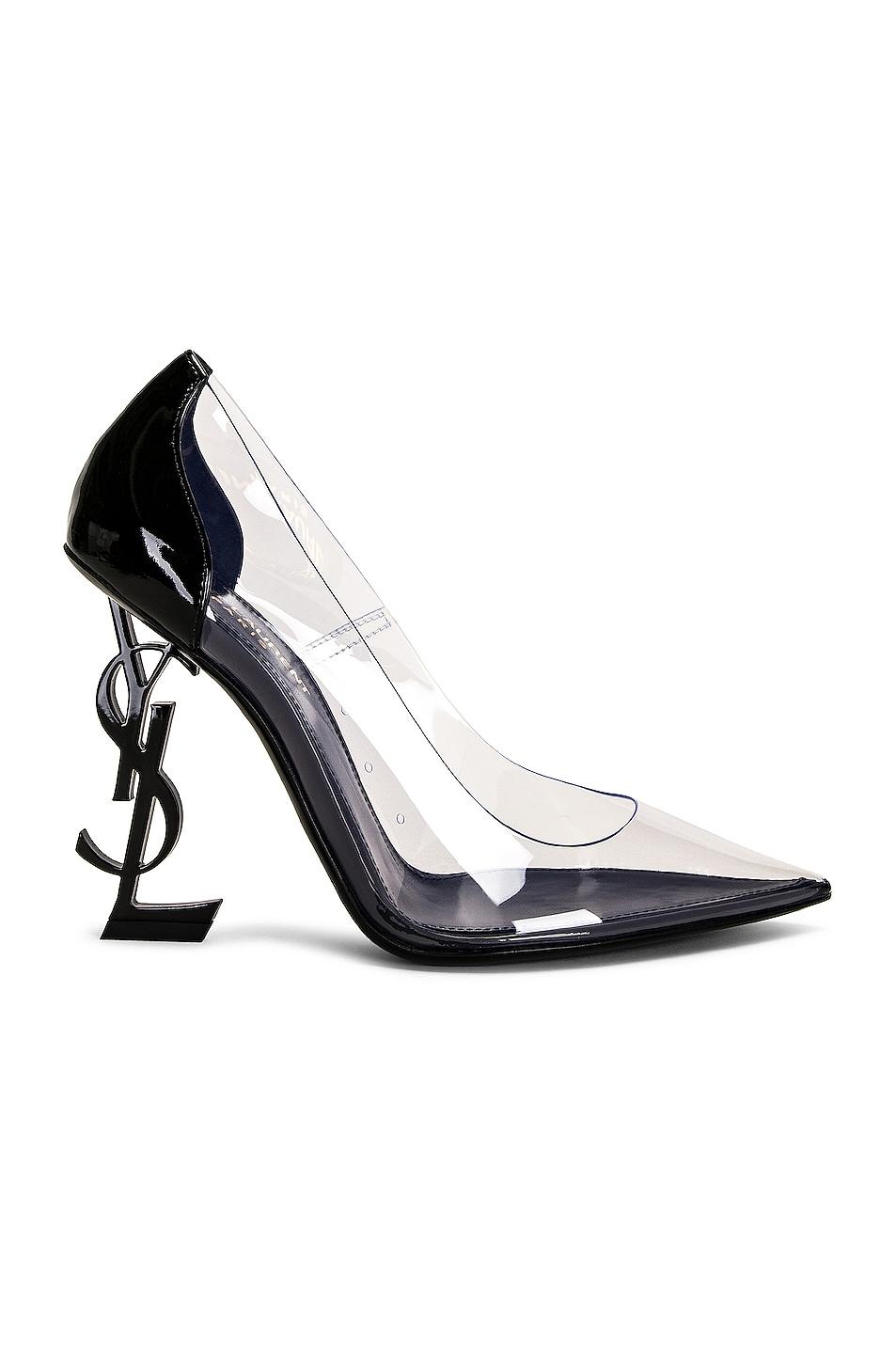 Opyum Туфлиs Saint Laurent, Nero & Transparent