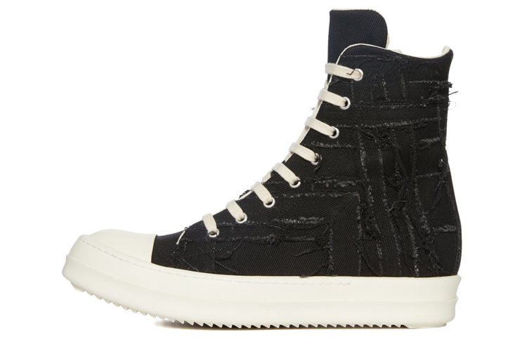 

Rick Owens DRKSHDW Износостойкие высокие мужские туфли для скейтбординга, черные