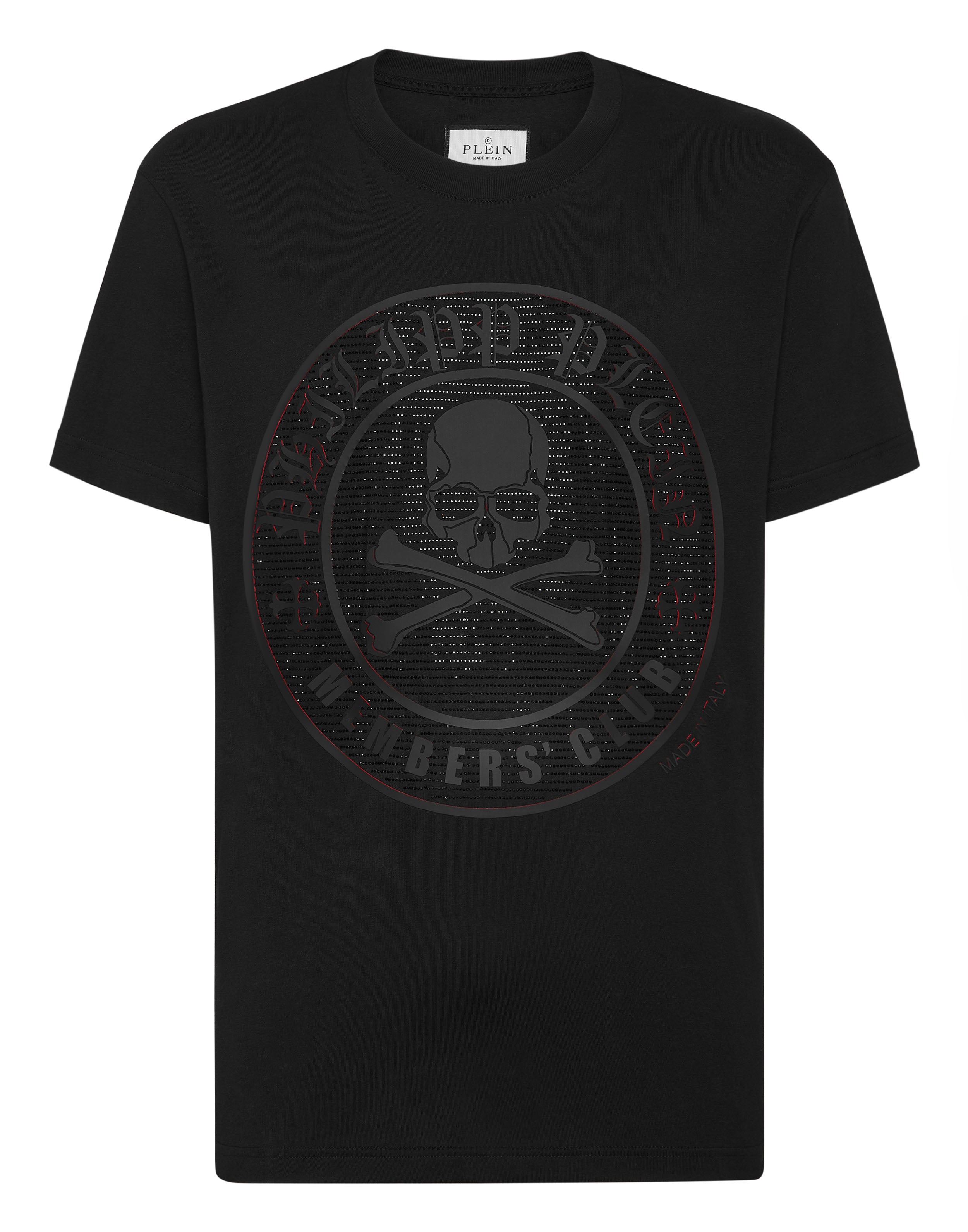 

Футболка с круглым вырезом SS Skull&Bones PHILIPP PLEIN, черный