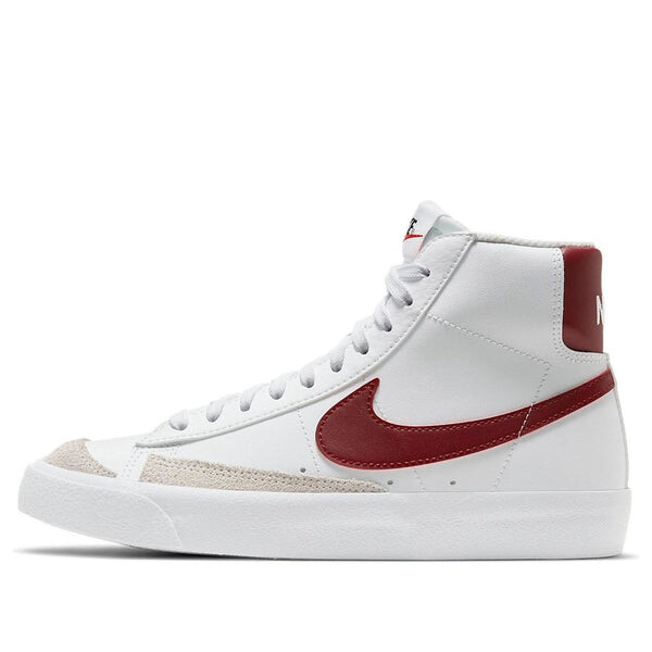 

Кроссовки blazer mid '77 'white team red' Nike, белый