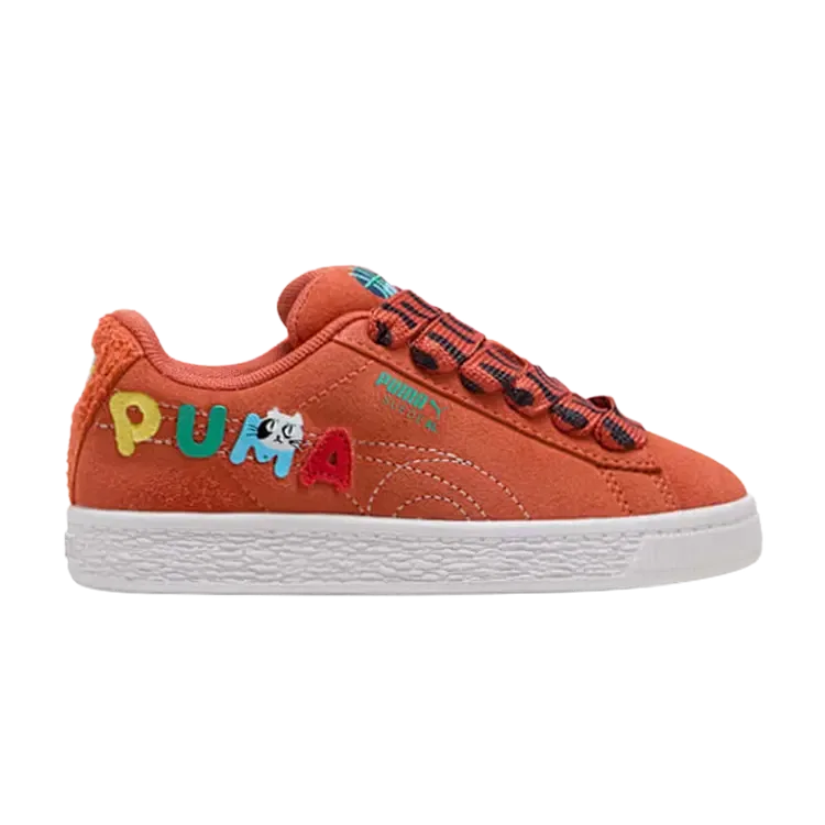Кроссовки Puma Suede XL Sporty Cats PS, оранжевый