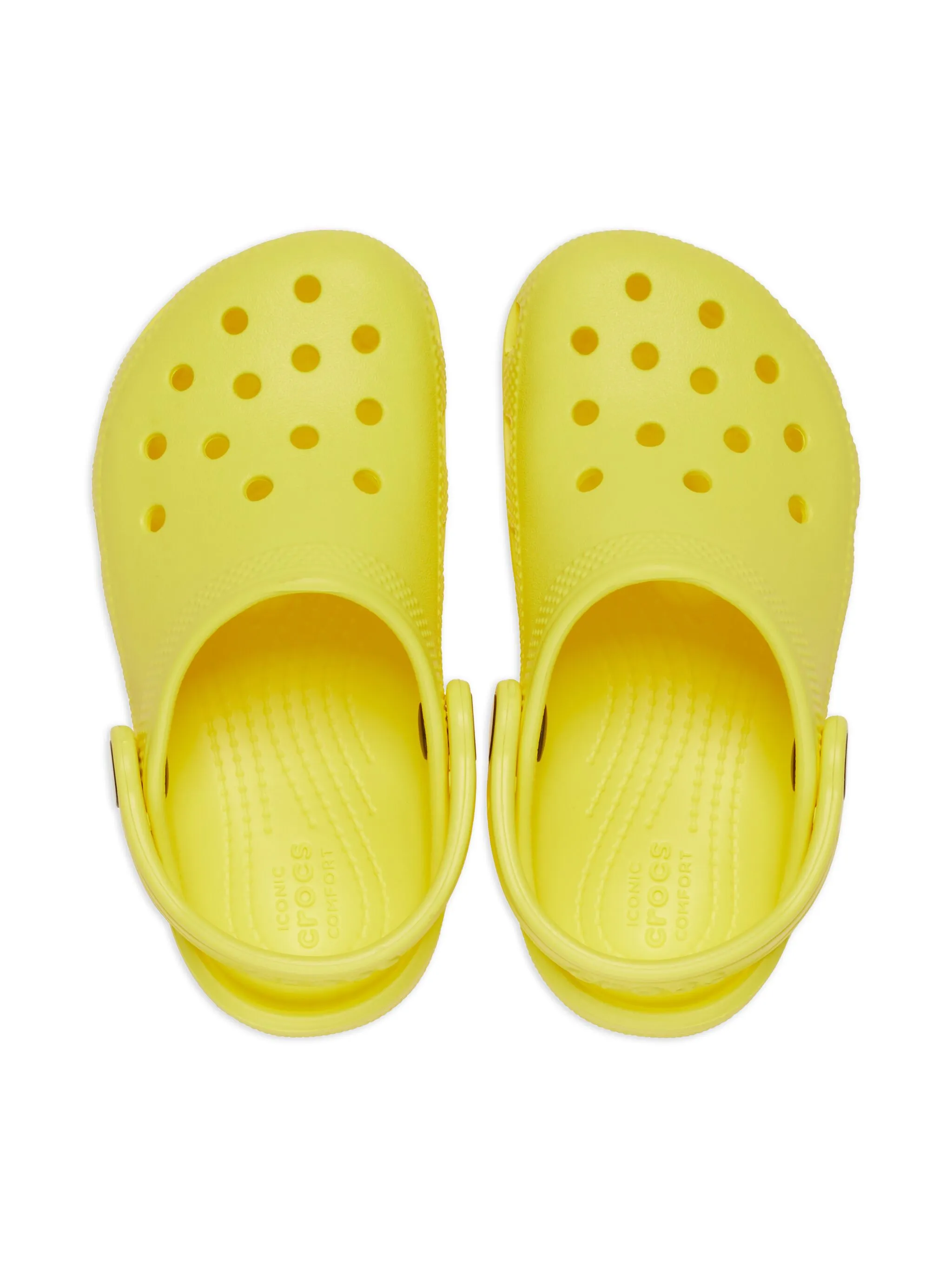 Клоги без застежки Crocs Kids, желтый — фото 3