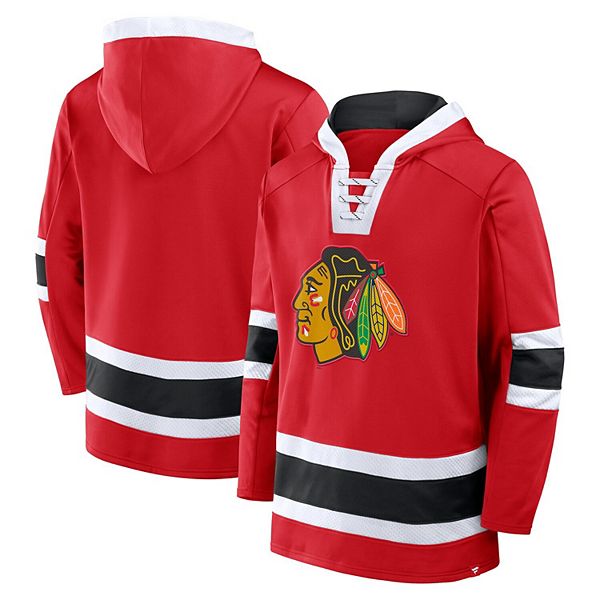 

Мужской красный свитшот с капюшоном Chicago Blackhawks Inside Line Fanatics