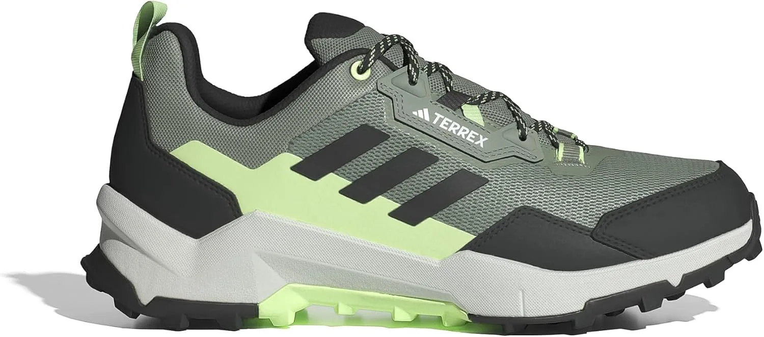 Мужские походные кроссовки Adidas Terrex Ax4, серебристо-зеленый/черный — фото 2