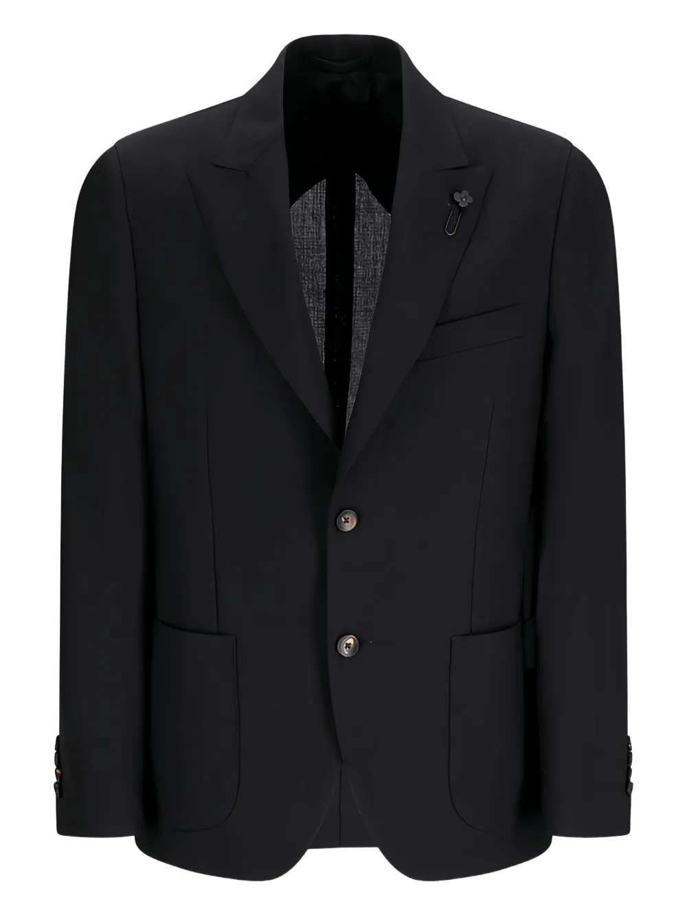 

Пиджак с накладными карманами Lardini, черный