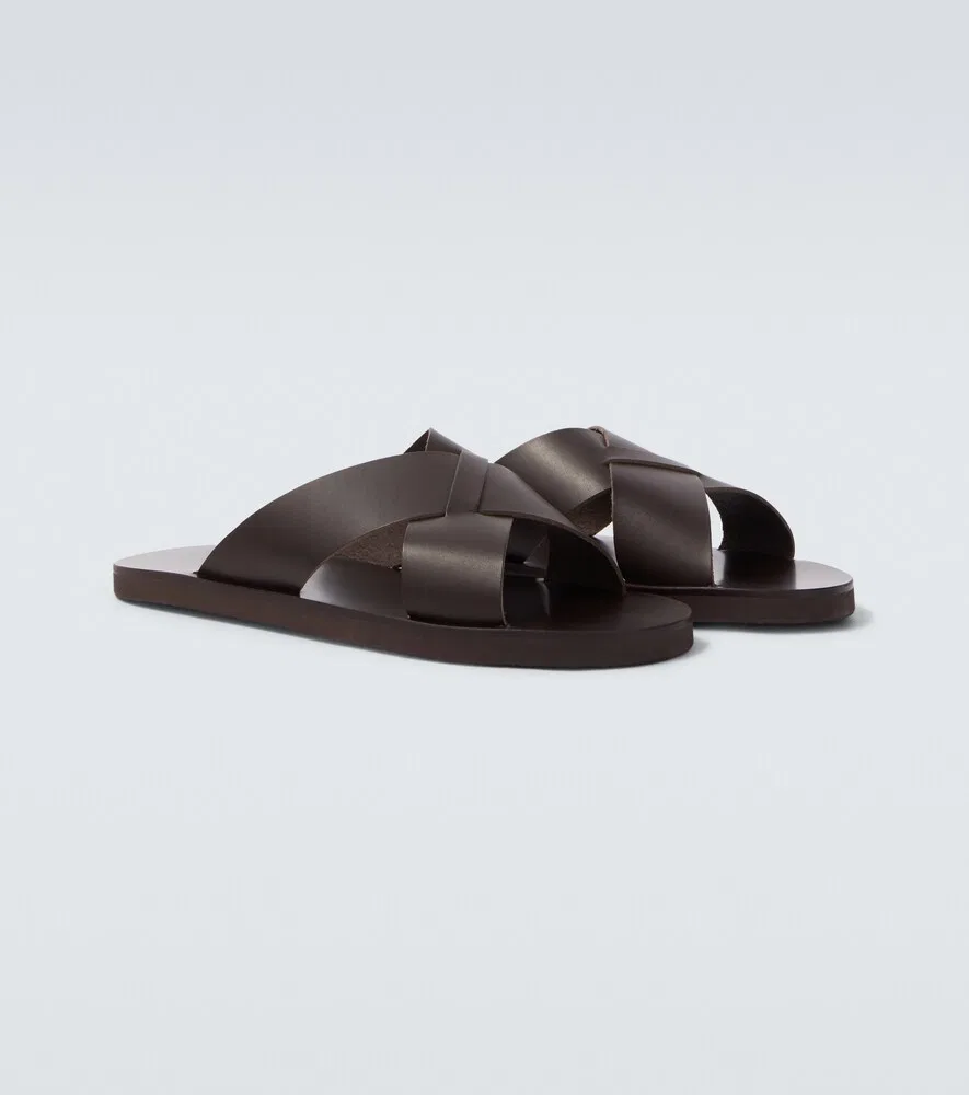 Кожаные сандалии Bios Ancient Greek Sandals, коричневый