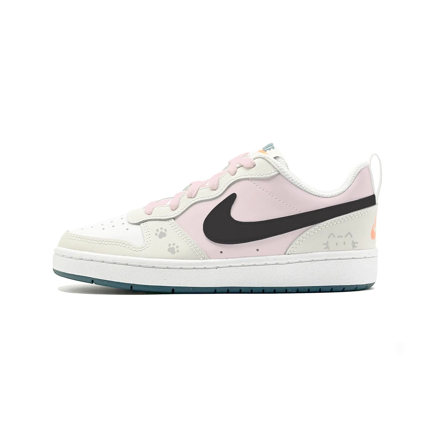 Кроссовки для скейтбординга Court Borough 2 Kids, унисекс Nike, Light Pink