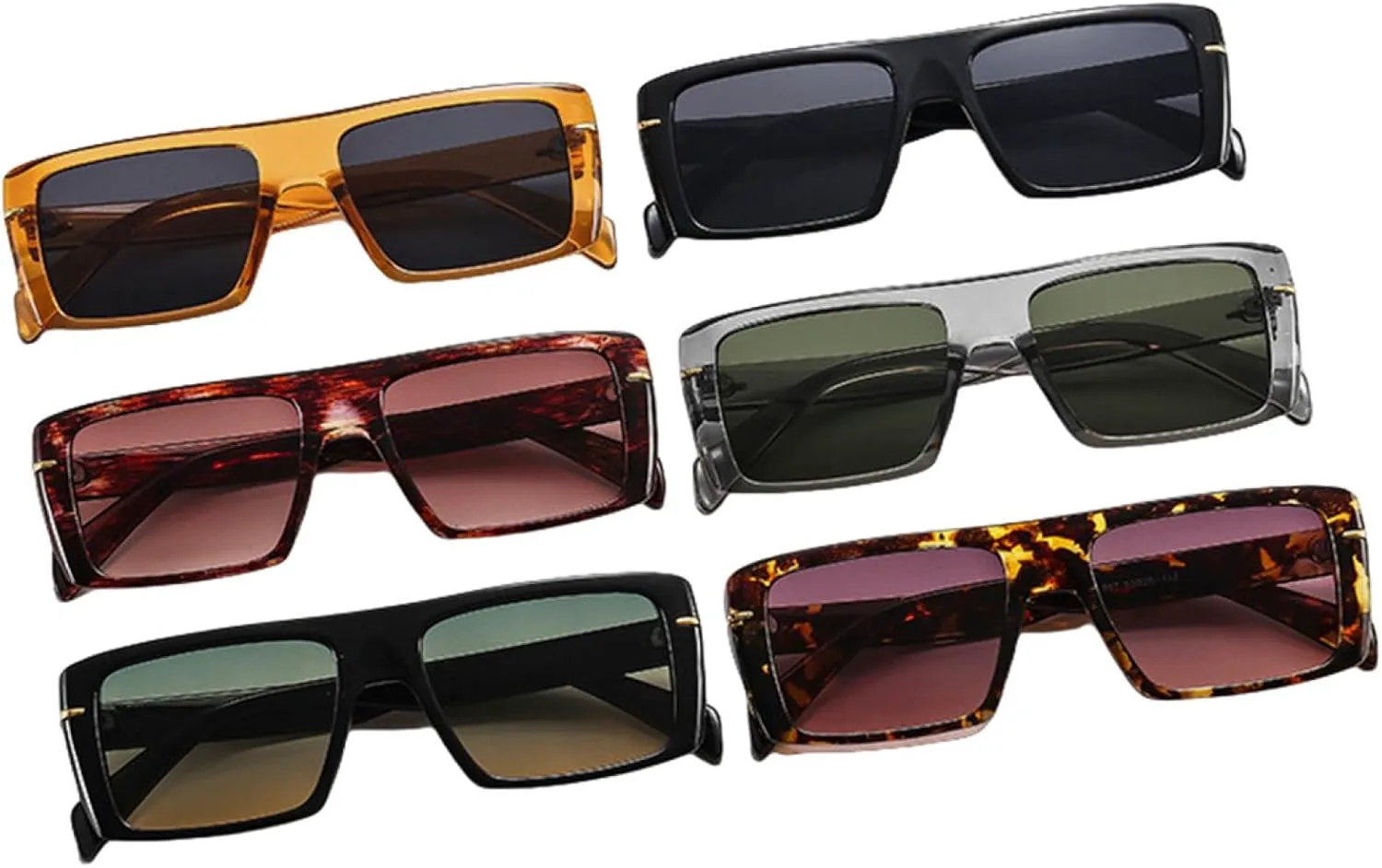 

Ретро солнцезащитные очки для женщин, защита от УФ-излучения UV400, модный леопардовый принт, зеленые очки для мужчин, заклепки, трендовый панк TKKTLLT, Flower