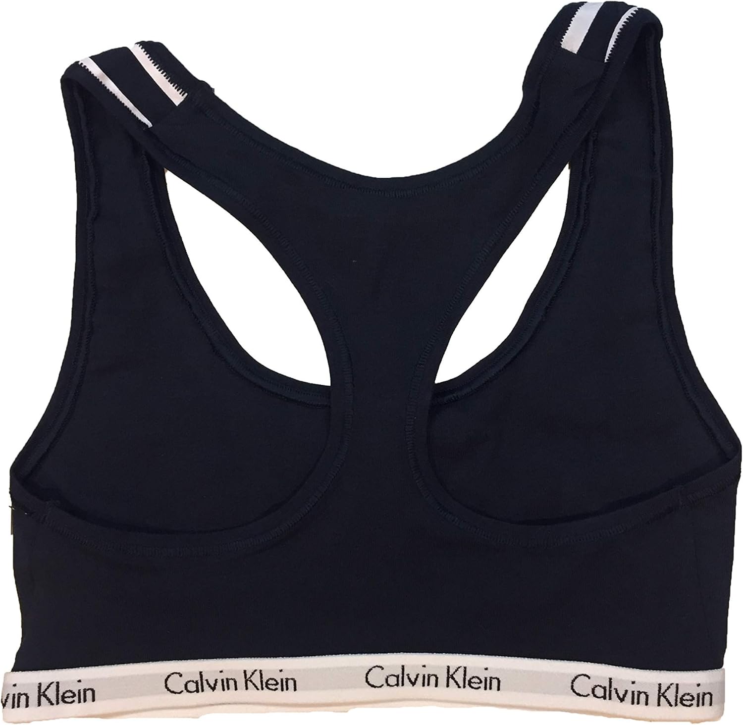 Женский бюстгальтер-бралетт Calvin Klein Carousel Logo (обсидиан (QP1759-476)/белый), Obsidian(Qp1759-476)/White — фото 2