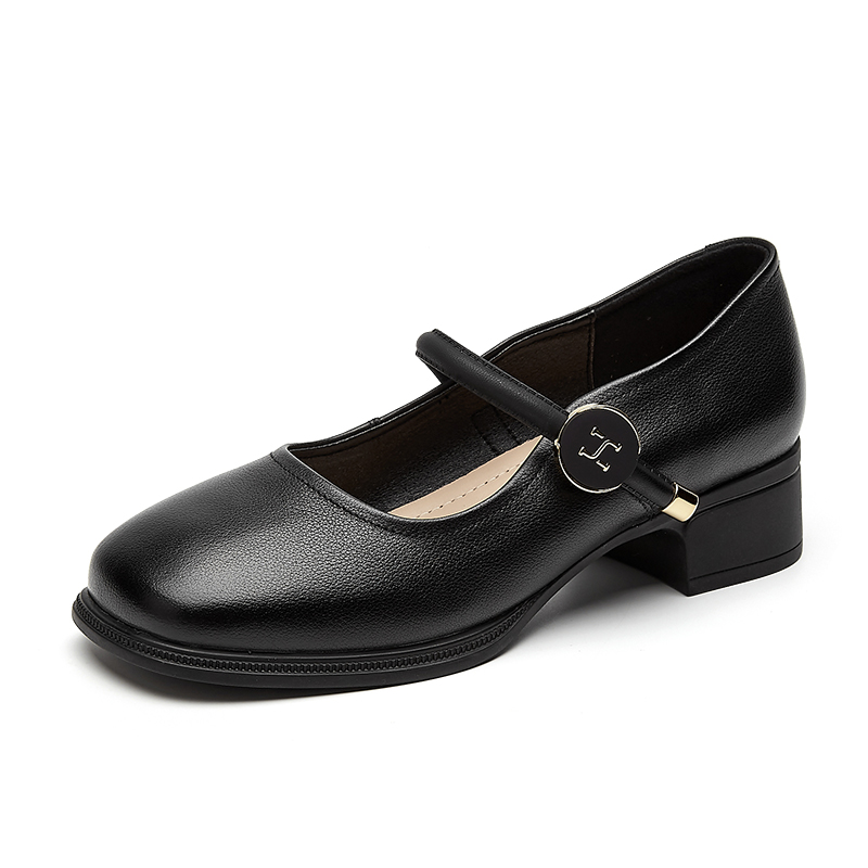 Rich Birds Mary Jane Shoes 4CM Женские, Бежевые — фото 2