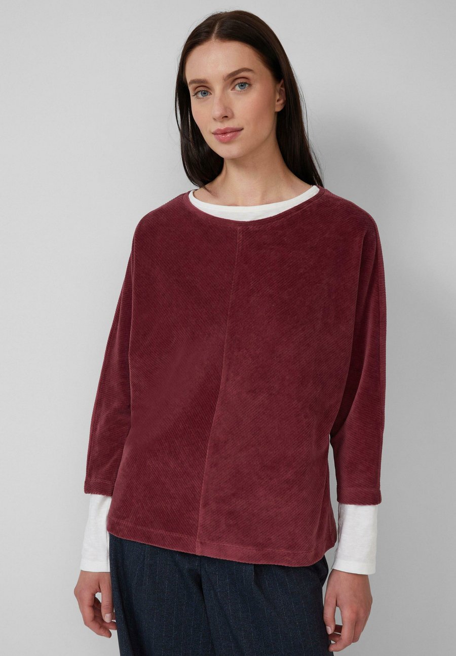 

Топ s.Oliver Long sleeved top, Bordeaux/Dark Red
