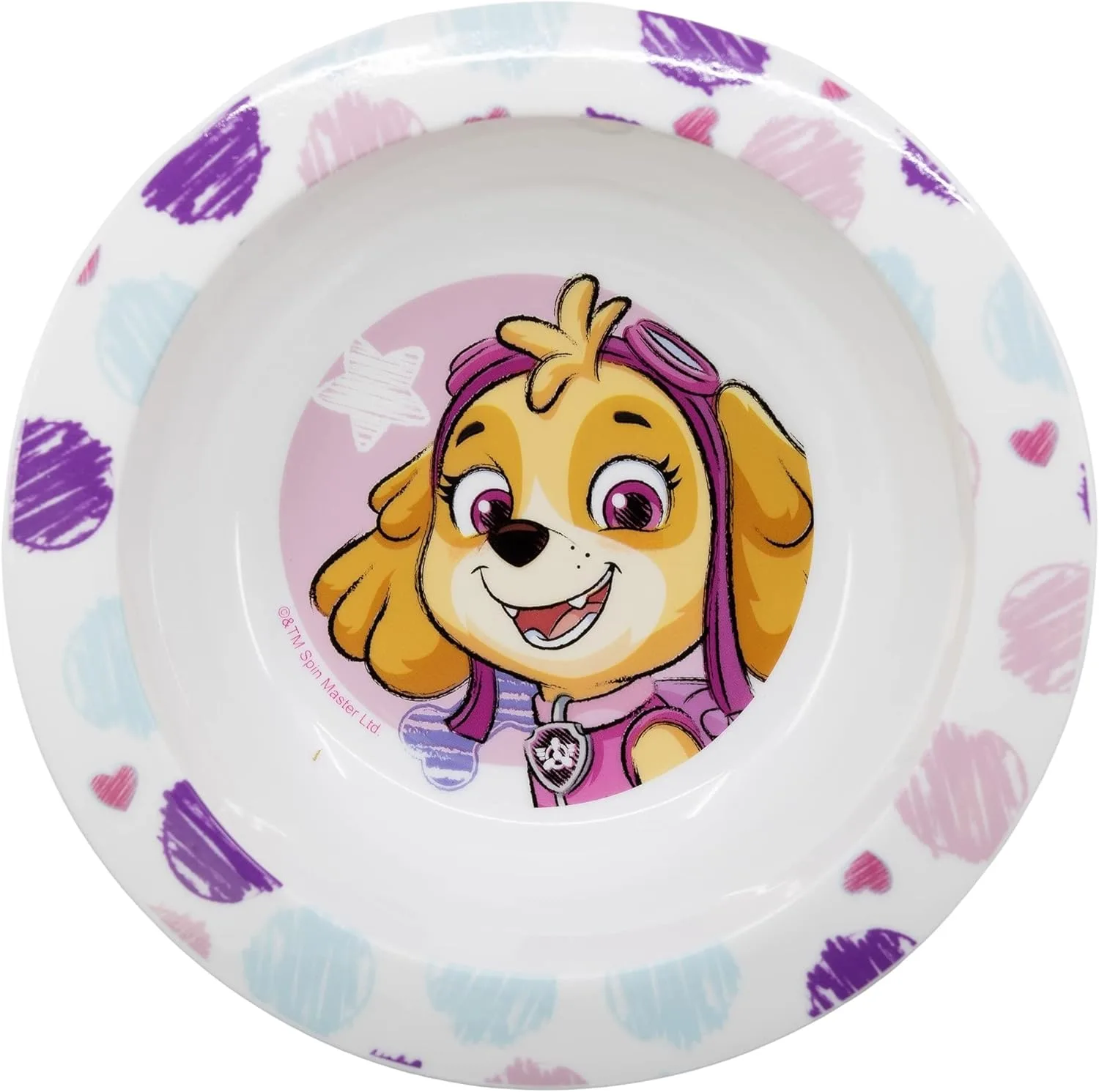 Детская миска для микроволновки, BPA free, Paw Patrol Girl Skeleton Essence, light blue Stor — фото 2