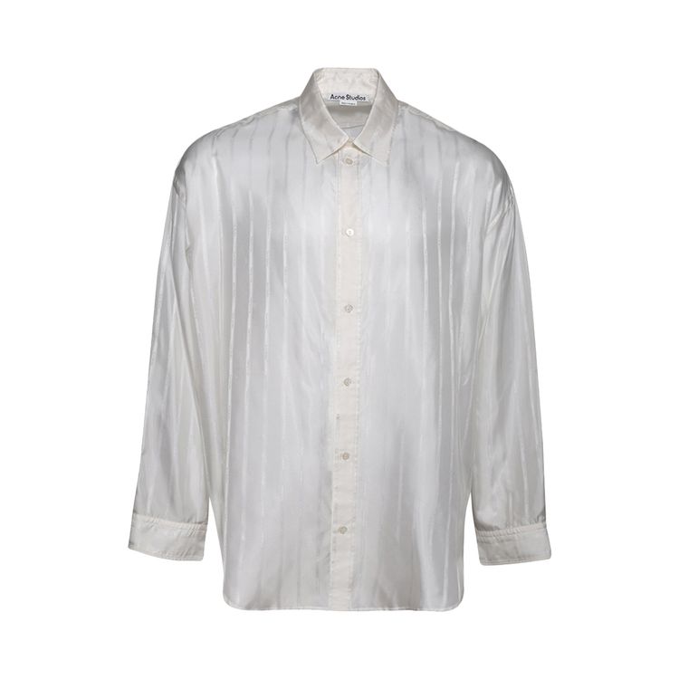 

Рубашка Acne Studios Button-Up Shirt 'White', белый