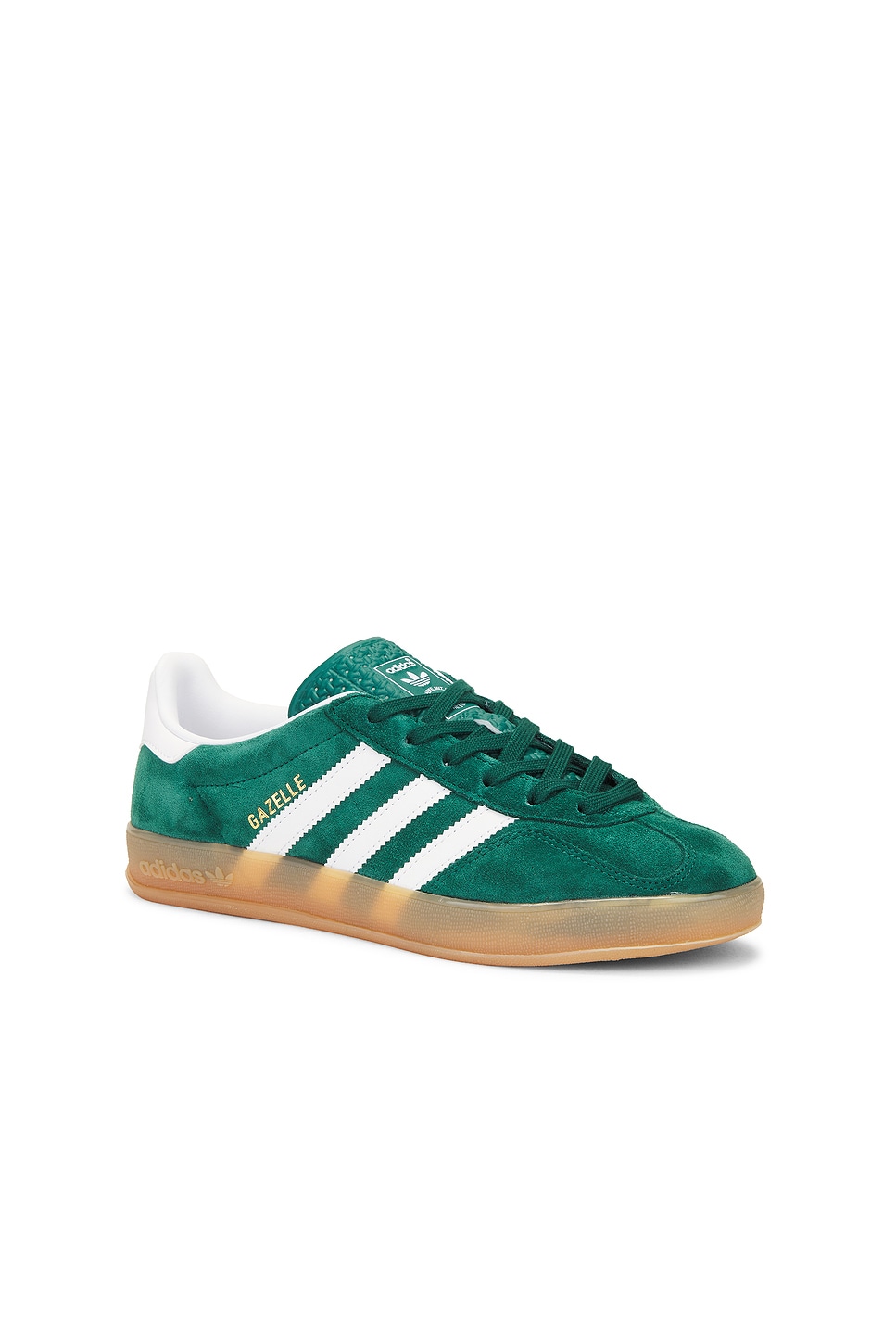 Кроссовки для зала Gazelle от Adidas Originals, dark green — фото 2
