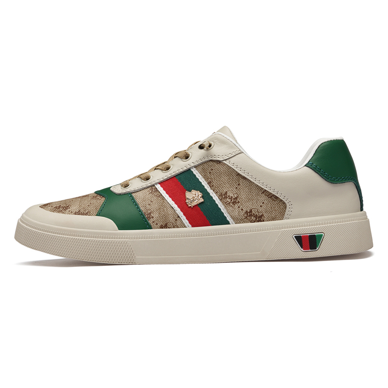 

Нескользящие низкие кроссовки для мужчин HENIBAOLUO, White