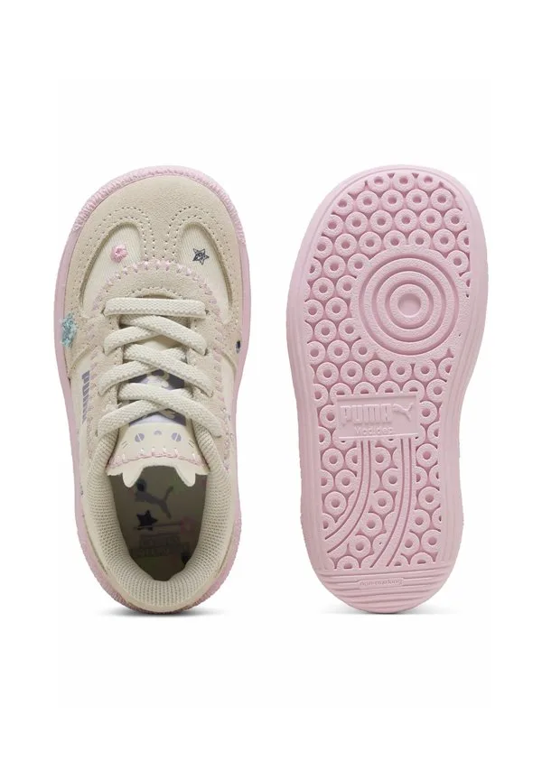 Кроссовки puma x gabby's dollhouse palermo, детская обувь Puma, Alpine Snow/Pearl Pink — фото 3
