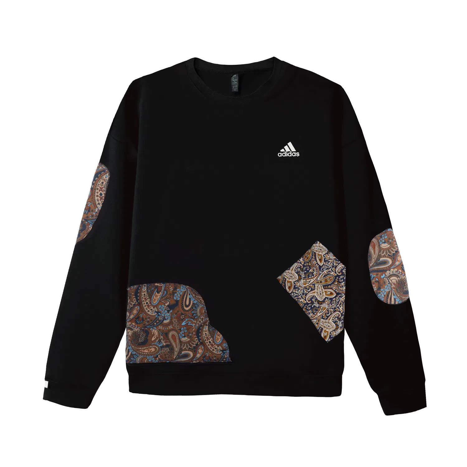 Толстовка LABEL Unisex Black с круглым вырезом, средней посадки Adidas