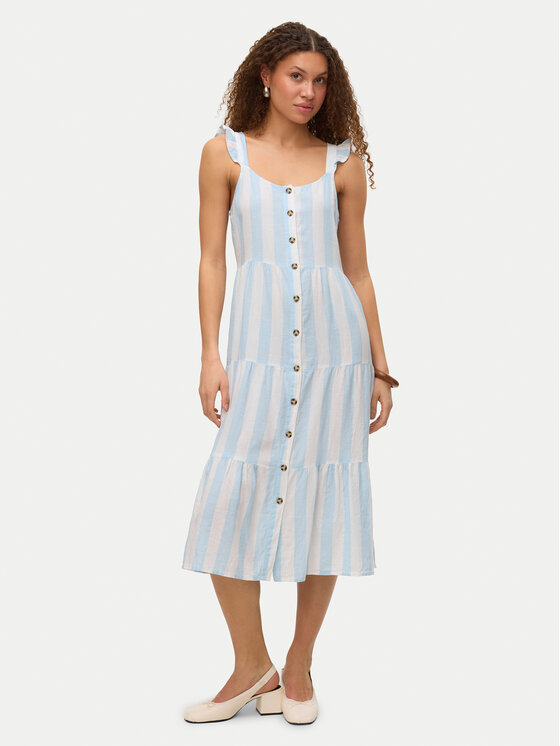

Летнее платье стандартный крой Linn 10322614 Vero Moda, голубой