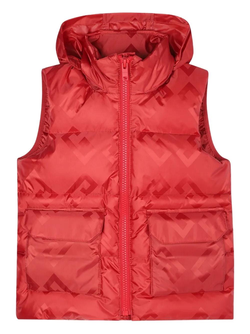 

Дутый жилет Givenchy Kids, красный