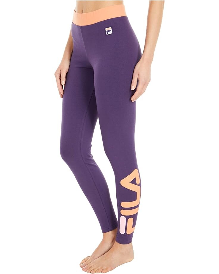 

Брюки Fila Imelda Tights, цвет Gothic Grape/Cadmium Orange/Candy Pink
