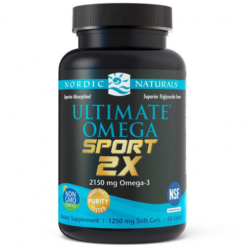 

Nordic Naturals, Ultimate Omega 2X Sport 2150 мг 60 капсул со вкусом лимона