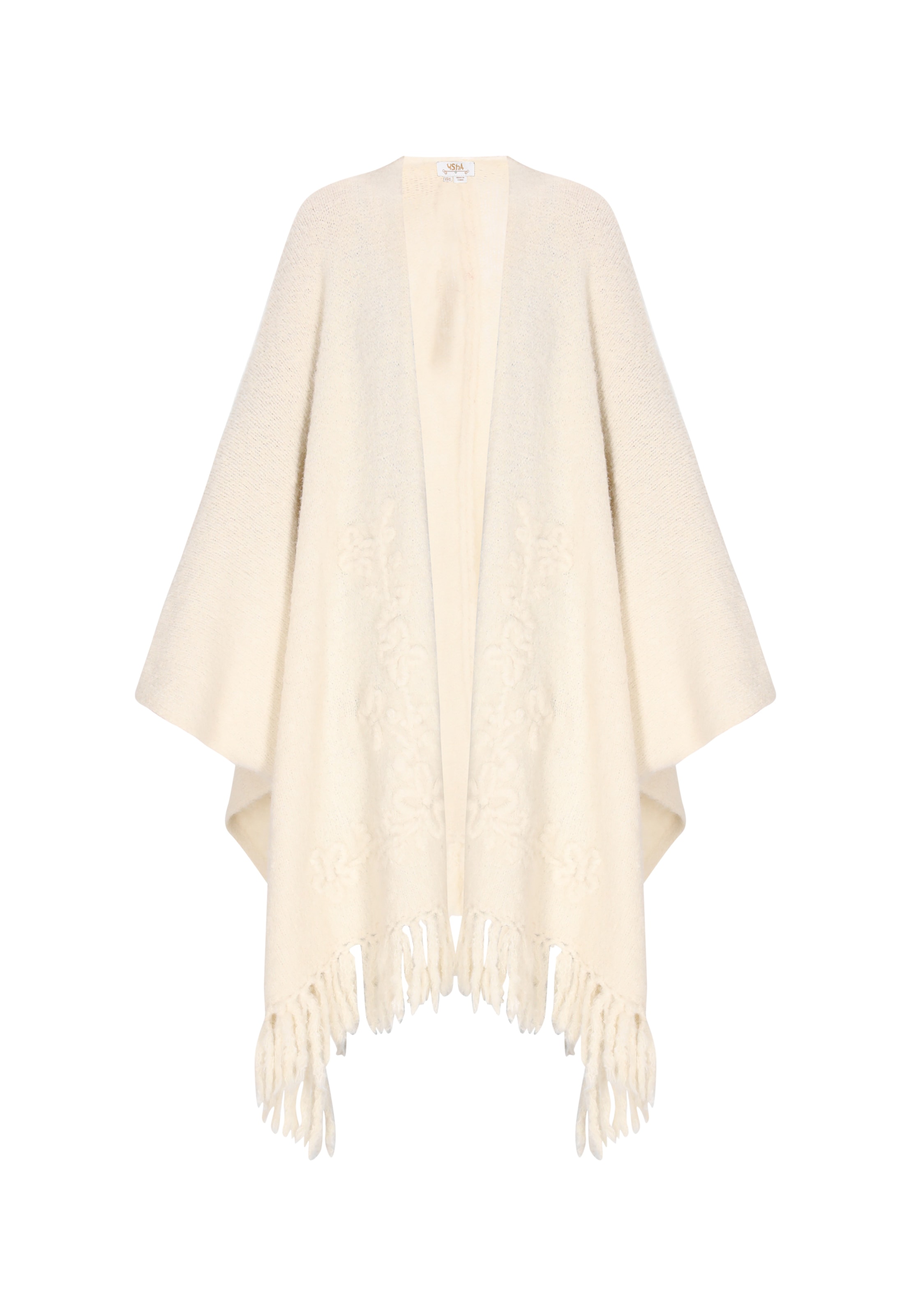 

Usha FESTIVAL Кейп из шерсти белый