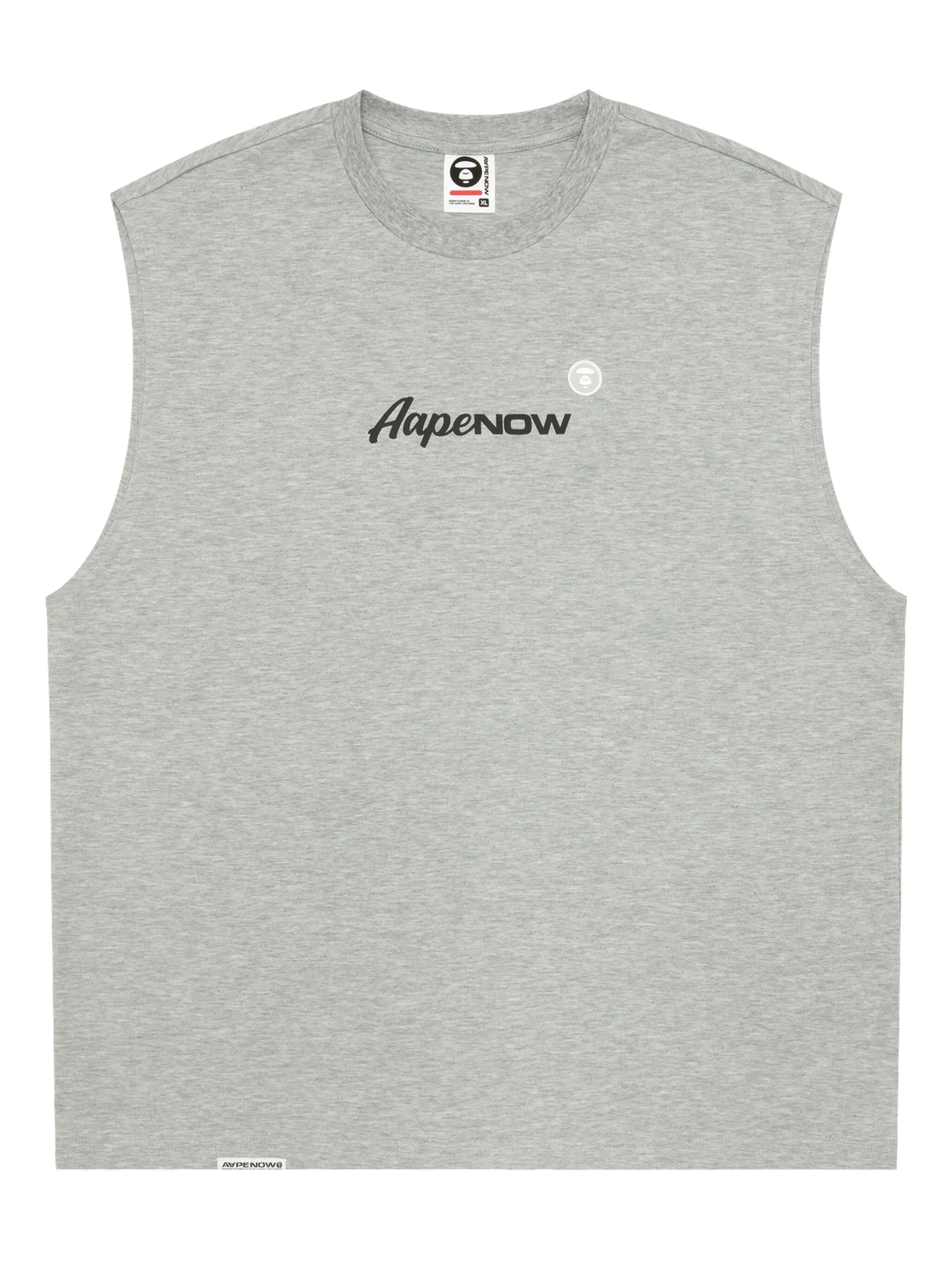 

Футболка с логотипом Aape By A Bathing Ape, серый