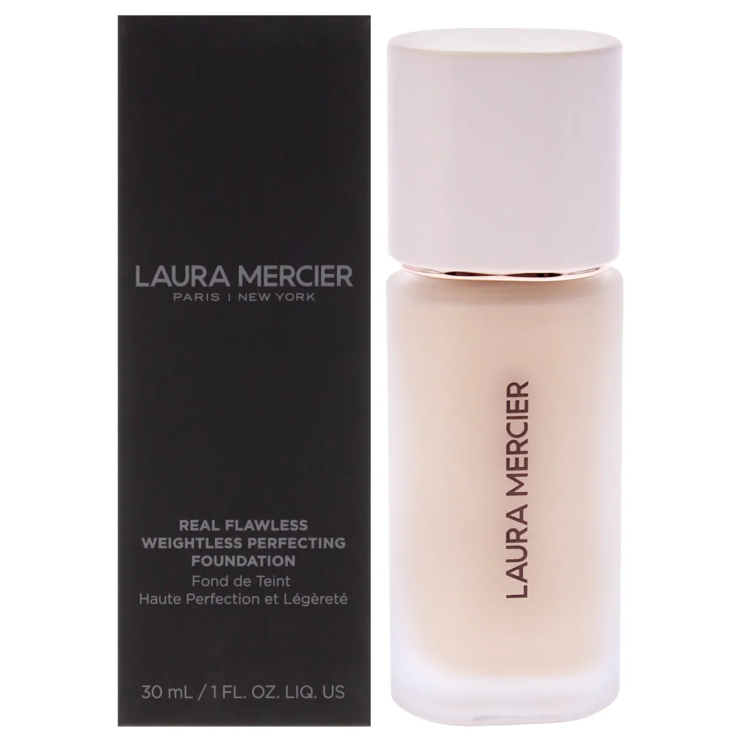 Невесомая тональная основа Real Flawless Weightless Perfecting Foundation - 0N1 Silk от Laura Mercier для женщин - 28 г, 1 Oz