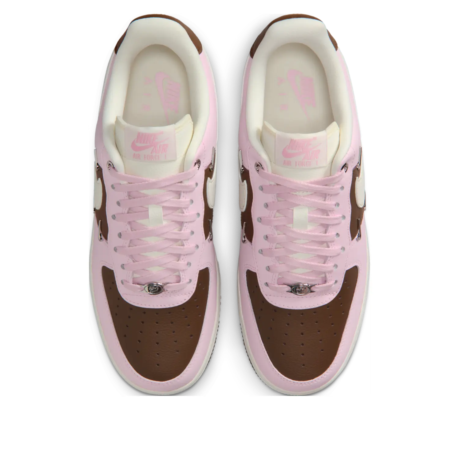 Кроссовки (WMNS) Nike Air Force 1 '07 LX 'Cocoa Sail White Foam Pink' — фото 2