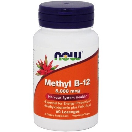 

Now Foods Метил B-12 5000 мкг, 60 пастилок - продавец из Великобритании