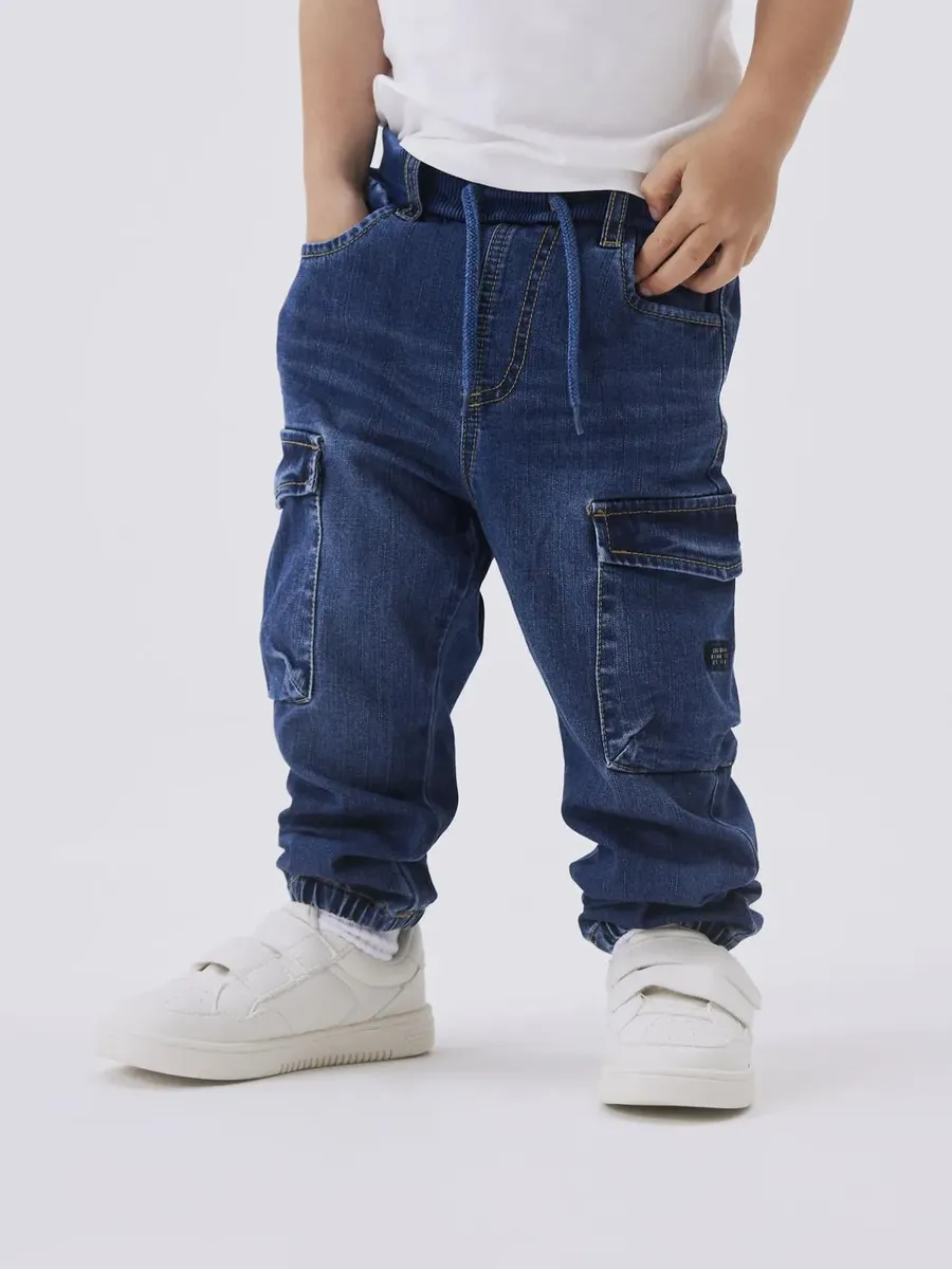 

Джинсы карго Name It "NMMBEN BAGGY R CARGO JEANS 9770-YT NOOS", синий
