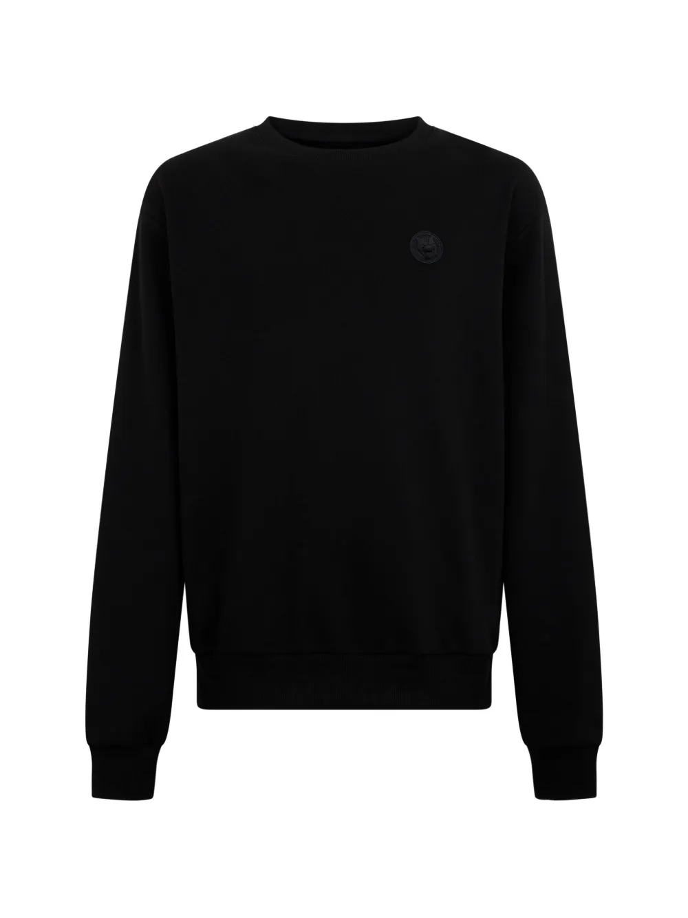 

Свитшот с флисовой нашивкой Plein Sport, черный