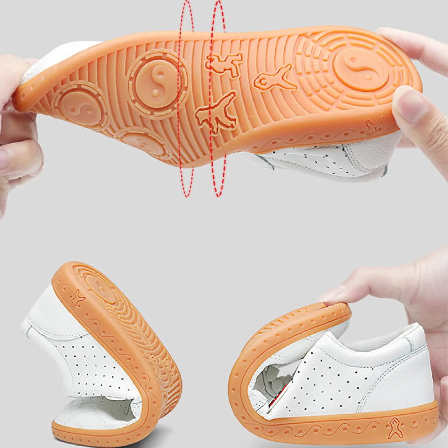 

Обувь для боевых искусств, обувь для кунг-фу, обувь для тайцзи, удобные дышащие кроссовки для тхэквондо, черные-40 LIURUI, белый